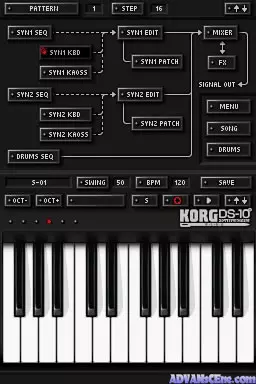 Image n° 3 - screenshots : Korg DS-10+ Synthesizer (DSi Enhanced)
